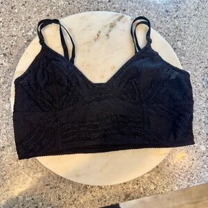 Free People l Intimately l Black Lace Bralette l Size M